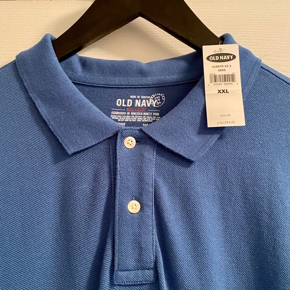 NEW- Men’s Old Navy Polo Shirt- Size XXL - Picture 2 of 5